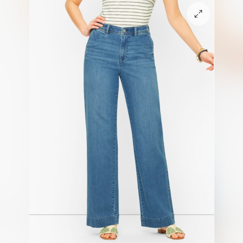 Talbots Wide Leg Jeans NWT